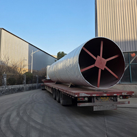 Four rotatif à expansion de perlite HK-1.5x22m 30TPD, équipement de calcination continue haute température pour ligne de production