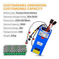 Paquete de Baterías de Litio Samsung 50S de 48V 30Ah Personalizado con Comunicación RS485, Fuente de Alimentación Profesional para Robot Cuadrúpedo
