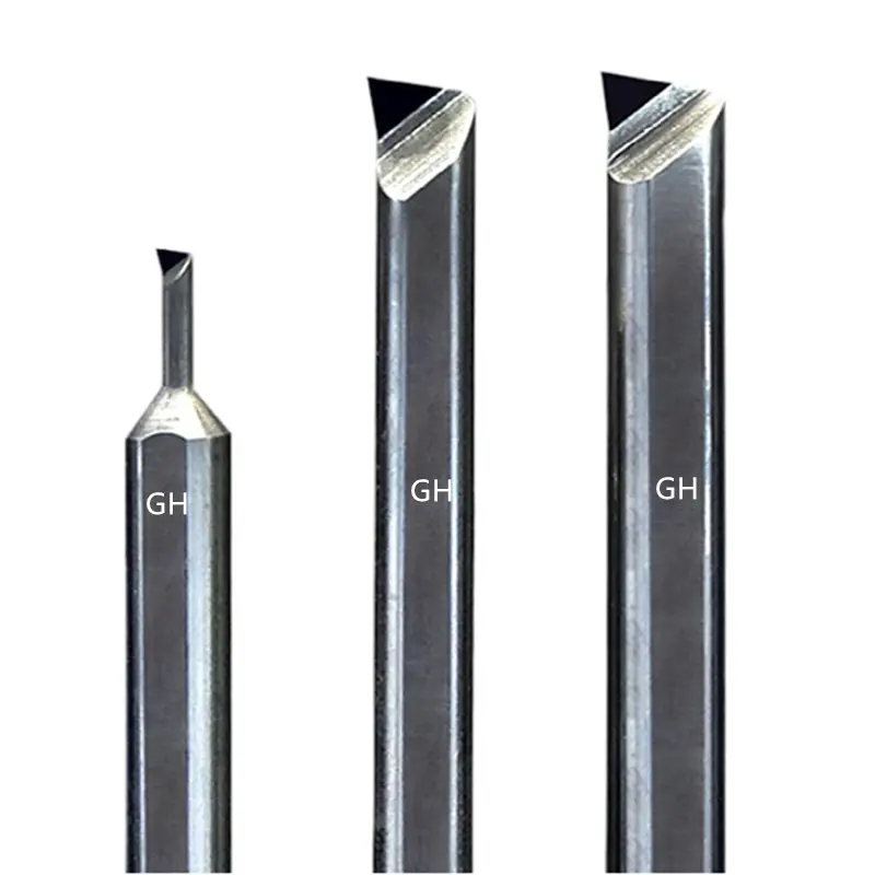 Utensile di alesatura PCD per tornitura diamantata CNC per fibra di carbonio in ottone alluminio