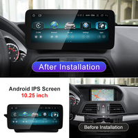 Nuevo sistema multimedia inalámbrico para automóvil con Android AUTO y CarPlay, pantalla de 12.3 pulgadas para Mercedes Benz Clase E A207 W207, reproductores de video para automóvil