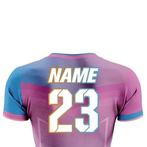 Professional Made Adult Unisex Soccer Jersey Printed Customized Colors Logo Breathable Quick Dry V-neck Half Sleeve Team High - Product Image 5