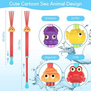 Su tabancası f Wiggle tüpler havuzu oyuncaklar için yürümeye başlayan yaz süper sağanak yüzme havuzu için - Product Image 4