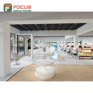 Premium Salon Wig Display Cabinet Glass Shelf Lockable Door Multi Drawer Display Cabinet Fixture - Product Image 4