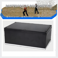 Boîtier ABS étanche IP67 RYD Hover Outdoor 200*120*75mm avec couvercle haut et boîte de jonction de câbles pour équipement électrique industriel