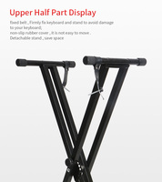 Q-2XC-2 Factory Keyboard Piano Stands for Students Beginners Playing - Musical Instrument Accessories