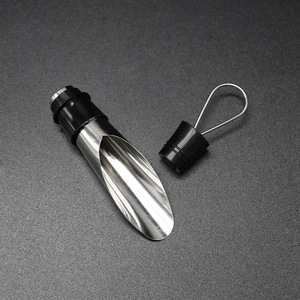 Bouchon verseur en acier inoxydable à 6 filetages pour bouteilles de vin, bouchon de conservation hermétique pour bouteilles de vin - Product Image 1