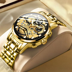 Nuevo Reloj de Pulsera para Hombre 2026 con Movimiento de Cuarzo, Elegante, Esqueleto, Resistente al Agua - Product Image 2