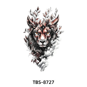 Autocollant de tatouage temporaire tribal noir à transfert d'eau, réaliste, pour la décoration du bras, du visage et du corps, pour hommes et femmes - Product Image 3