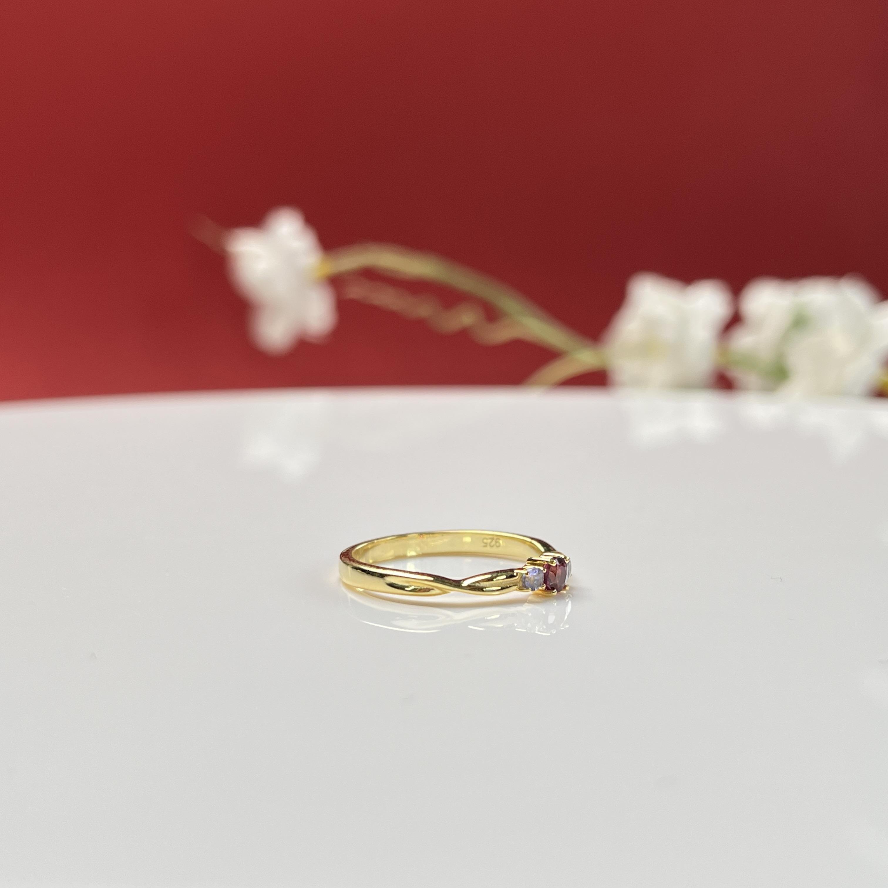 GOLD, ROSE GOLD AND WHITE RHODIUM