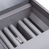DUKERS Friteuse professionnelle à gaz double panier en acier inoxydable, capacité 70 lbs, haute température, pour cuisine de restaurant et équipement de restauration rapide
