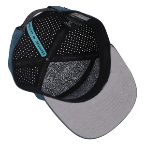5-Panel Perforated Baseball Cap | 100% Cotton Breathable Unisex <b>Hat</b> | Ventilated <b>Summer</b> Headwear - Product Image 1