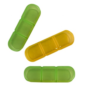 Wholesale Portable 3-Compartment <b>Large</b> Capacity Medicine Reminder <b>Box</b> Carry-On Pill Storage Case with Sub-<b>Packing</b> Feature - Product Image 6