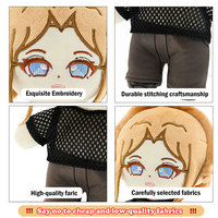 Fabricant de peluches personnalisées, fans d'idoles Kpop, poupée OC, charme sexy, poupée en coton personnalisée de 20 cm, vêtements en résille, accessoires