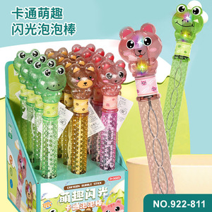 Cartoon <b>Bubble</b> Stick 12Pcs Light Up Plastic Toy For <b>Kids</b> Age 3+ - Product Image 3