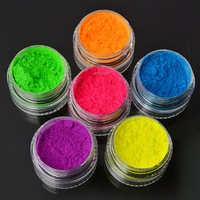 MyBeautyNails Wholesale 12 Color Set Candy Sweet Colorful Powder Nails Pigments Dust 3D Diy Nail Art Neon Pigment Powder Nail