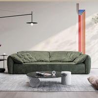 MOONTOP lounge suite sofa set wohnzimmer möbel stoff italienischer luxus europäischer teilbar modulares l-förmiges weiches großes sofa