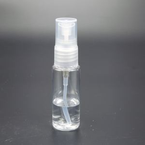 Bouteille en plastique transparente à épaules arrondies avec tête de pulvérisation blanche, logo personnalisé, vide, 100 ml, 200 ml, 300 ml - Product Image 5