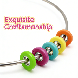 Giocattolo Sonoro Girevole in Metallo Sound <span class=keywords><strong>Wonder</strong></span> Chatter Ring - Anelli Giroscopici per Bambini, Gioco Intrattenimento, Antistress Portatile, Giocattolo per Feste - Product Image 6