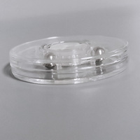 Plastik-Drehteller Organizer Transparenter Acryl-Drehtisch für Kuchen Küche Speisekammer Dekoration