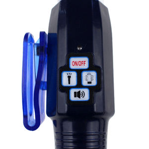 שרביט אות אזהרה בטיחות נטענת LED מהבהב שרביטים רב תכליתיים בקרת תנועה ציבורית עם משרוקית - Product Image 3