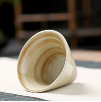 Tasse à café créative en céramique rétro de 90ml, tasse en porcelaine japonaise à motif de latte, fleur, idée cadeau d'affaires, poterie brute, tasse à thé, poterie