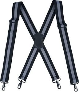 Bretelle da Lavoro MELOTOUGH di Alta Qualità, Regolabili, per Uomo, con Cintura Porta Attrezzi, Modello a X - Product Image 1
