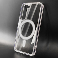 Coque de téléphone rigide transparente en PC, très vendue, avec béquille pour Samsung S23 S23 Plus et Samsung Galaxy S23 Ultra