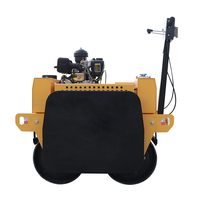 Mini Compacteur Routier à Double Tambour Portatif à Vibrations, Neuf, Prix Usine, Haute Qualité