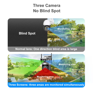 Gran oferta impermeable Wifi/4G Cctv Smart Home al aire libre Ptz lente Dual al aire libre Wifi cámara de seguridad en línea <span class=keywords><strong>V380</strong></span> Pro App Cámara IP - Product Image 4