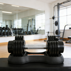 <span class=keywords><strong>Haltères</strong></span> réglables de qualité professionnelle de 11 kg (25 lb) avec poignée antidérapante pour la <span class=keywords><strong>musculation</strong></span> avancée - Product Image 1