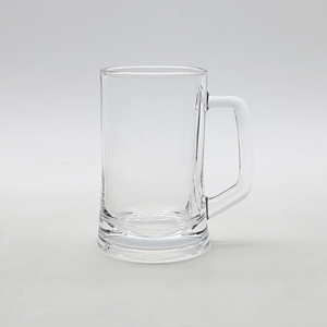 Mug en verre avec poignées, 300ml, chope à bière, tasse à fossette, Style allemand, 1 pièce - Product Image 4