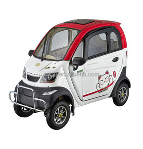 Mini Auto Elettrica Certificata CE, 2 Posti Anteriori, Velocità Massima 38km/h, Economica, Nuova, Guida a Sinistra, per Anziani, con Sistema Idraulico - Product Image 2