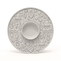 Nouveau tapis de léchage pour chien en silicone de qualité alimentaire, à alimentation lente, thème océan gris, fournitures pour animaux de compagnie
