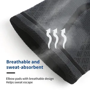 Customized Elastic Gym Sport Elbow Protective Pad Absorb Sweat Nylon Arm <strong>Sleeve</strong> for Basketball - Product Image 1