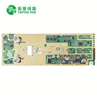 Carte PCB multicouche OEM pour circuits tactiles, amplificateurs, USB, LED, TV, lampes torche, rétroéclairage, onduleurs, écouteurs, avec finition or dur et composants CMS/SMT