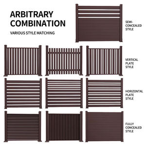 Chất lượng cao WPC khung nhôm vườn hàng rào Bảng điều chỉnh trang trí <span class=keywords><strong>lowes</strong></span> sự riêng tư Bark <span class=keywords><strong>Lattice</strong></span> 3D mô hình dịch vụ có sẵn - Product Image 5