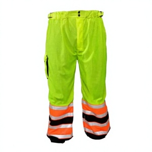 กางเกงทำงานแบบสะท้อนแสง Hi Vis Reflective TAGCO SAFETY ANSI/ISEA 107-2015 Class E ระบายอากาศได้ดี ทนทาน สำหรับทุกเพศ ผลิตจากผ้าผสมโพลีคอตตอนและผ้าฟลีซ/ผ้าสเวตเชิ้ต - Product Image 1