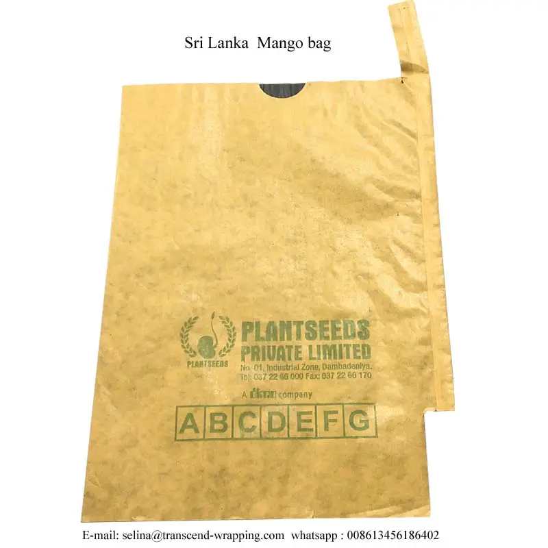 Sri Lanka Mango growing paper bag