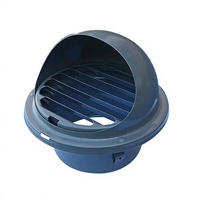 Hot-Selling de haute qualité 6 pouces rond coupe-vent, étanche à la pluie et aux insectes SUS304 épaissi bouchon d'aération en acier inoxydable