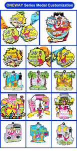 Medallas Deportivas Personalizadas <span class=keywords><strong>de</strong></span> Metal Dorado Antiguo Moderno para Maratón <span class=keywords><strong>Rosa</strong></span>, Fabricación al por Mayor <span class=keywords><strong>de</strong></span> Oneway, con Diseño Personalizado - Product Image 6