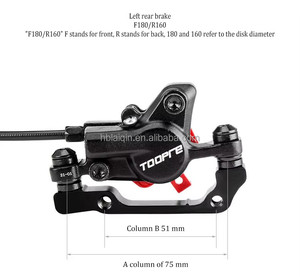 <span class=keywords><strong>Kit</strong></span> de <span class=keywords><strong>frein</strong></span> à disque double en aluminium, conception pliable, plaquettes en composite métallique, pièces de course hydrauliques pour <span class=keywords><strong>VTT</strong></span>, vélos de route, BMX, noir, 2 doigts - Product Image 4