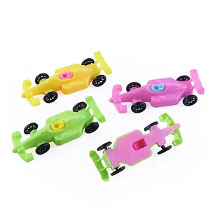 Small Candy Color Racing Car Toys Capsule Plastic Mini Toy Cars For Kids For Surprise Egg