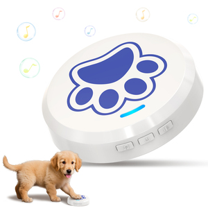 <span class=keywords><strong>Campanello</strong></span> Wireless per Animali Domestici Daytech, Modello CB10, Alimentato <span class=keywords><strong>a</strong></span> <span class=keywords><strong>Batteria</strong></span>, in Materiale ABS, Design Resistente all'Acqua, Display LED Touch Screen, Facile da Usare - Product Image 1