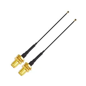 China Lieferanten HF-Kabel Montage UFL zu RP SMA-Anschluss Antenne WiFi Pigtail-Kabel IPX zu RP-SMA Buchse Stecker SMA zu IPEX 1.13