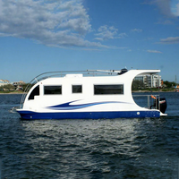Fabricant chinois de bateaux-restaurants flottants sur mesure, yachts de luxe en aluminium, maisons flottantes pour projets de complexes hôteliers, parcs aquatiques et pêche sportive