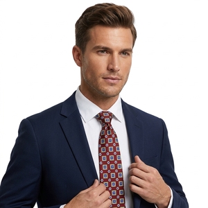 Brandneue Herren-Krawatten aus hochwertigem Polyester mit Karo- und Paisleymuster, modische Krawatten - Product Image 3