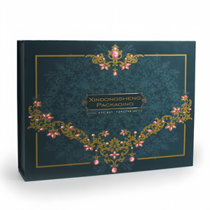 Hộp quà tặng giấy cao cấp, thiết kế vỏ sò, lót lụa satin, đóng từ tính, dùng đựng đồ lót, nội y, có lớp lót satin bên trong. - Product Image 2