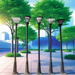 Venta caliente de alta calidad al aire libre LED jardín poste de la lámpara accesorios de iluminación superior fabricante 60W Led farola - Product Image 5
