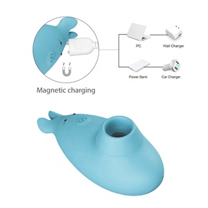 Massaggiatore a Forma di Squalo Blu, Altri Prodotti per Massaggi, Giocattolo Sessuale, Vibratore Succhiante per Clitoride, Massaggiatore per Seno Femminile - Product Image 4