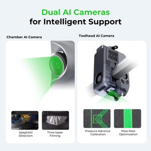 Impresora 3D <span class=keywords><strong>Creality</strong></span> K2 Plus Combo, Tamaño de Impresión 350x350x350 mm, Impresora 3D Multicolor con CFS, Alta Velocidad Máxima de 600 mm/s - Product Image 4